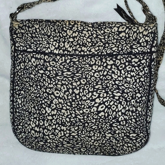 Vera Bradley Double Zip Mailbag Crossbody Retired Print Camo Cat - Picture 4 of 16